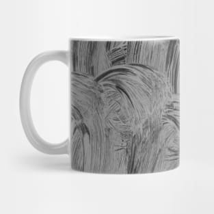 Simple abstract black watercolor graphite background. Hand-painted texture, splashes, drops of paint, paint smears. Best for the print, fabric, poster, wallpaper, cover and packaging. Mug